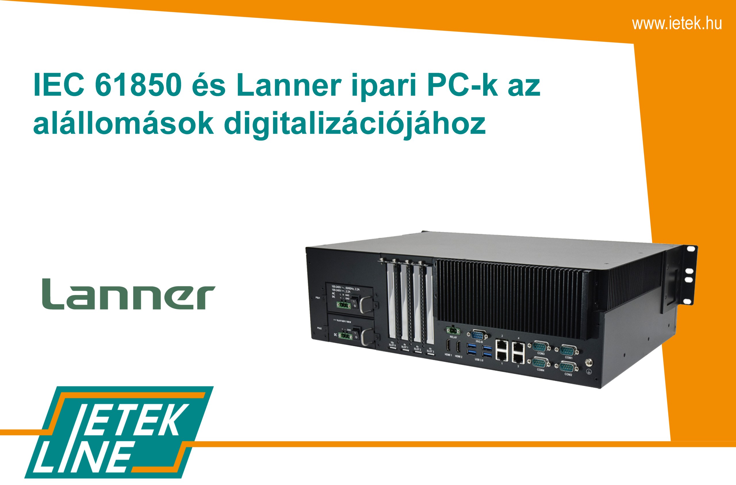 IEC 61850, Lanner, alállomási PC, IETEK
